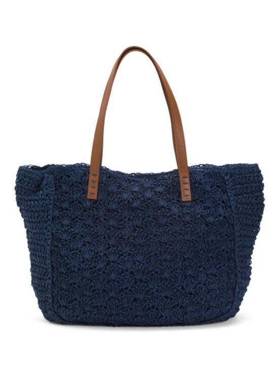 Straw Studios Handbags - STRAW STUDIOS Hand Woven Straw Large Tote